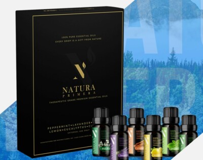 NATURA PRIMERA ESSENTIAL OIL SET (100% pure essential oils set)