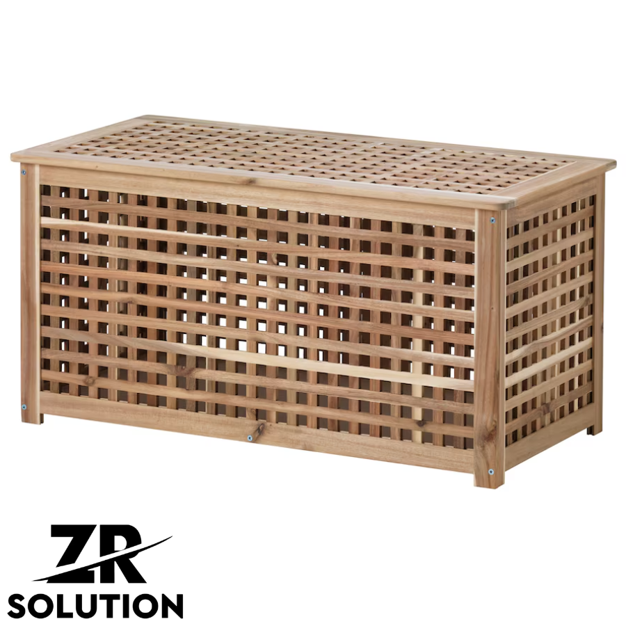 Brand New Ikea HOL Storage/Side Table Acacia 2 sizes in