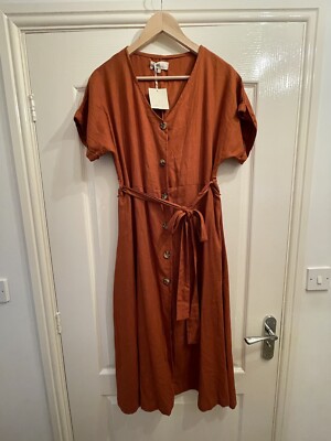 House of Bruar Button Front Ladies Dress Size 12 RTP 69.9 | eBay UK