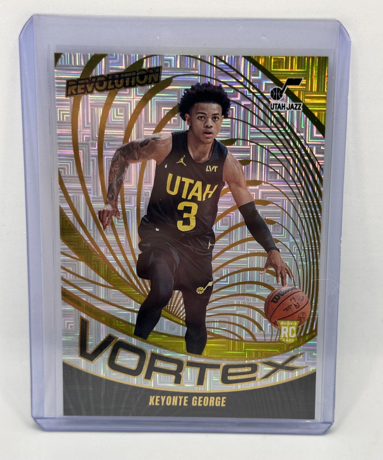 2023 Panini Revolution Vortex Levels Keyonte George RC Rookie #20