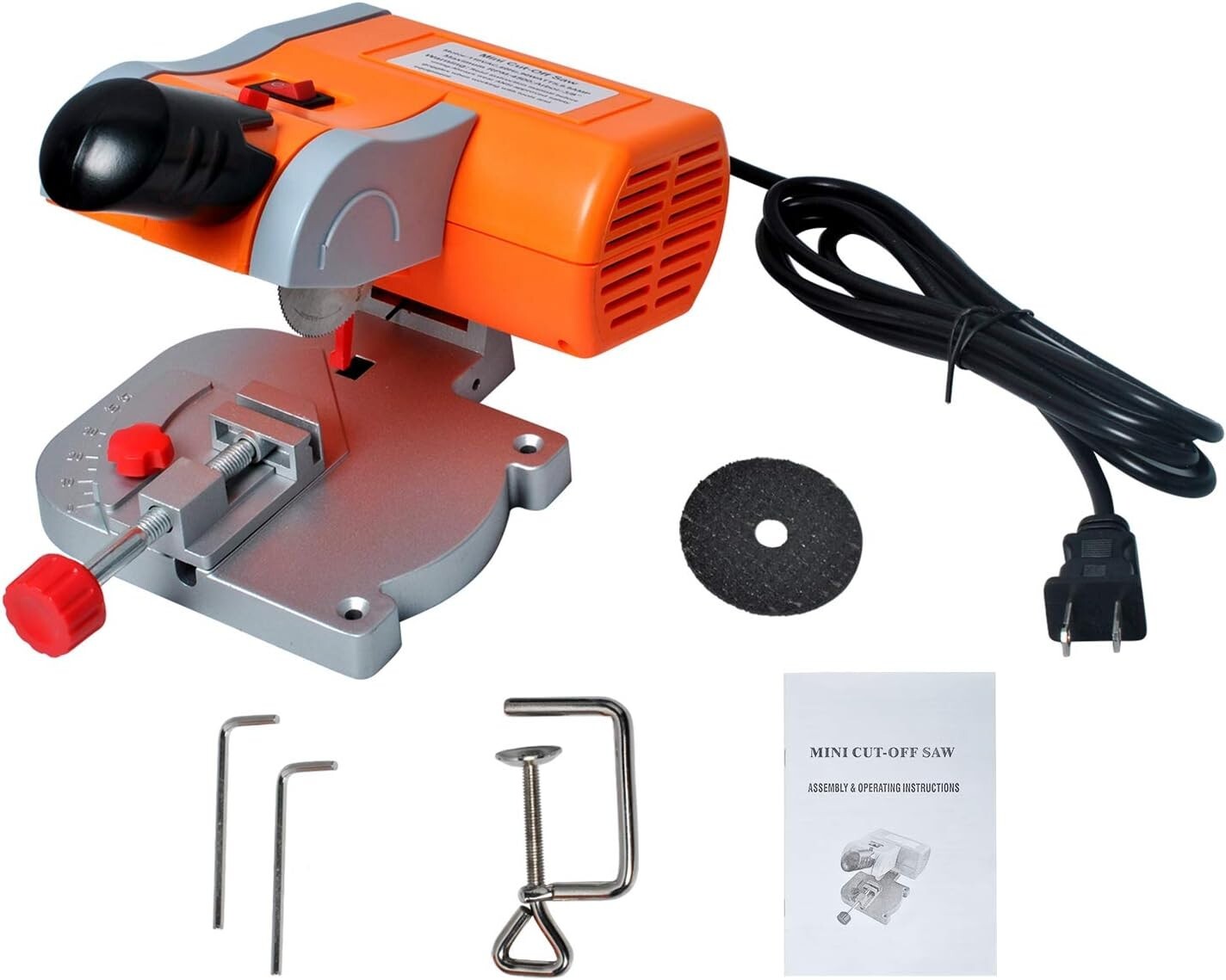 Mini Cut-off Miter Saw for Cutting Metal Wood Plastic Arts & Crafts