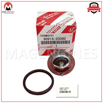 ★ 90916-03090, 16325-63011 GENUINE THERMOSTAT W/GASKET 3SFE