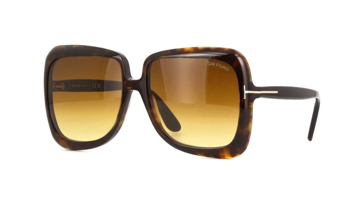 NWT Tom Ford FT1156 Havana 59mm Sunglasses Tom Ford FT1157 52E Acetate Dark Havana Brown 50 mm Women main image 4