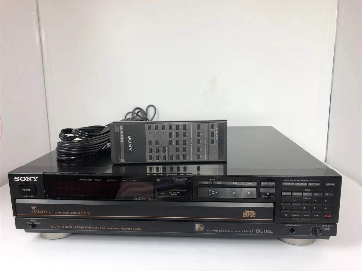 SONY CDP-C7ESD Digital Compact Disc Player. Rare!!