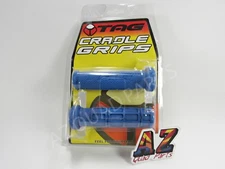Tag ATV Handlebar Grips Blue Suzuki LT250 LT500 LT 250 500 Quadzilla Quad Sport