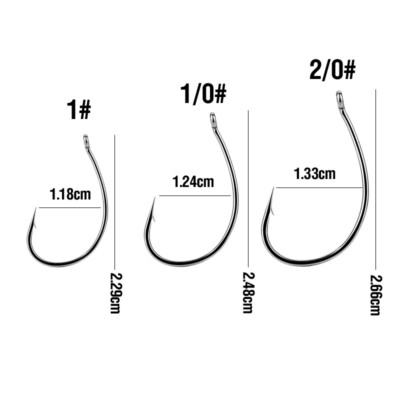 50Pcs Catfish Hooks High Carbon Steel Fishing Hook Saltwater Size 1#-2/0 | eBay 50Pcs Catfish Hooks High Carbon Steel Fishing Hook Saltwater Size 1#-2/0 | eBay
