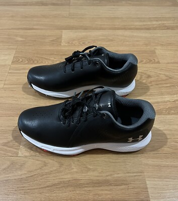 Under Armour Men\'s Charged Draw Black RST Golf Shoe 3024562-001 Size 7 Under Armour Charged Draw Black RST Golf Shoes Cleats  main image 4