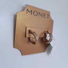 🎀 IDEA REGALO! 🎁 Orecchini cerchietti MONET dorate