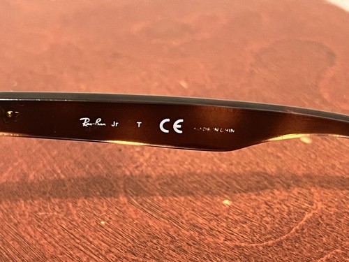 Ray-Ban RJ9052S quadratische, havanna/dunkelbraune, 47 mm Kindersonnenbrille ohne Etui - Bild 9 von 24