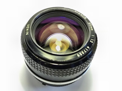 Nikon Nikkor 55mm 1:1.2 AI Lens -suit Mirrorless, micro 4/3, ILCE, Sony A7
