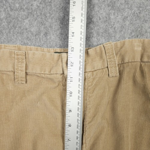 Eddie Bauer Chunky Cord Pants Mens 42x32 (42x31) Beige Corduroy Textured Earth - Picture 13 of 14