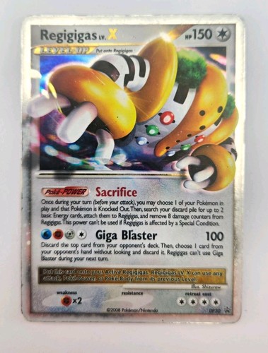 Regigigas LV.X DP30 Pokemon Diamond and Pearl Promo Holo English 150 HP 2008