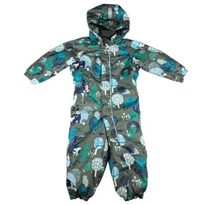 Reima Toddler 3T Reima Tec Waterproof Jumpsuit Rain Suit Sea Print