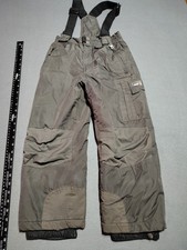 Weatherproof Ski Pants Kids XS 5/6 Black Thermal Adjustable Straps Sledding