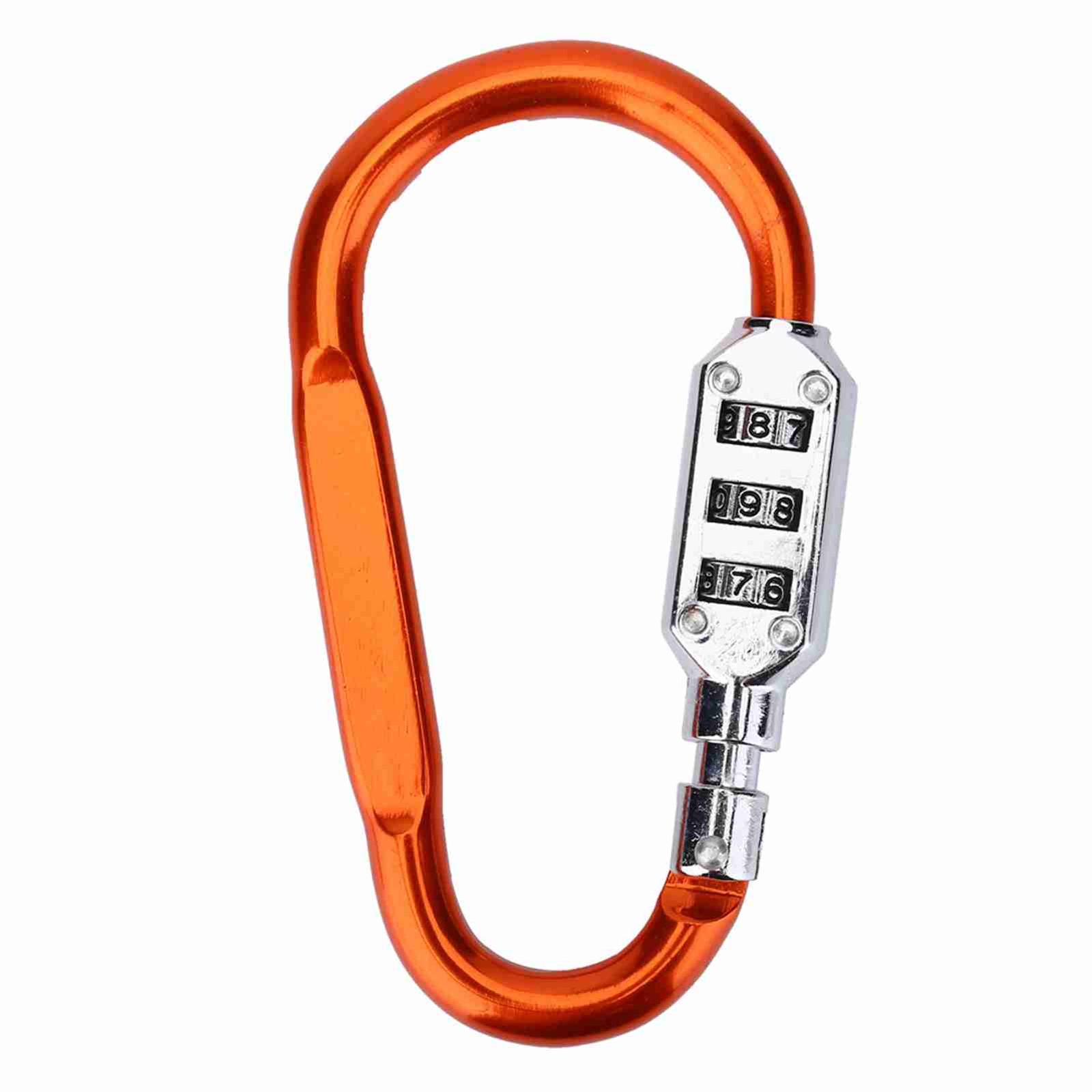 :Travel Bag Luggage Security Combination Lock Locking Carabiner Padlock