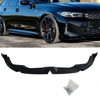 VLAND Black Front Bumper Lip Fit 2023-26 BMW M340i 330i M Sport G20 LCI MP Style