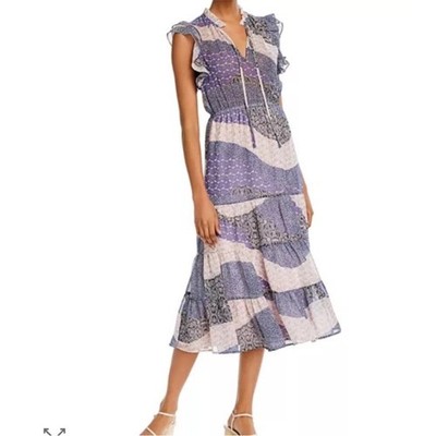 BB Dakota by Steve Madden 2X Heatwave Cotton Dress Indigo KU1-24