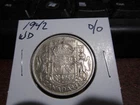 1942 WD - Canada - Silver 50 cent - Canadian half dollar