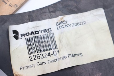 Roadtec Primary Conv Discharge Flashing 226324-01