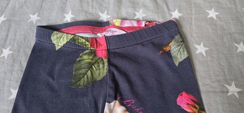 Ted Baker Rose floral print Girl's leggings size 3-4 years - Picture 2 of 7