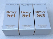Anastasia Beverly Hills Dewy Set Setting Spray Fixant 30 ml / 1 FL Oz Lot Of 3