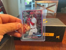 2024 Bryce Harper topps chrome 35th refractor 