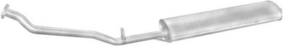POLMO Endschalldämpfer Nachschalldämpfer 13.137 für MERCEDES MB W631 Bus 631 332