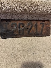 Vintage Original 1931 Car Truck Minnesota License Plate Tag T26-217 Antique