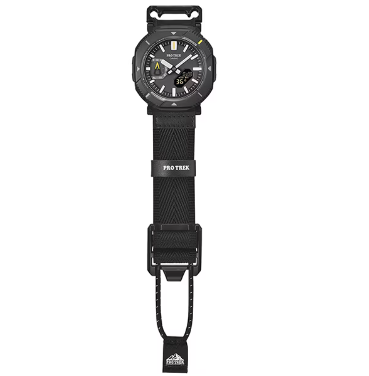 Casio Pro Trek PRJ-B001B-1JF Hiker Line Bluetooth Black Cloth Band