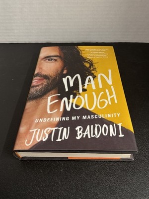 Man Enough - Justin Baldoni Signed Autographed First Edition Book W/COA