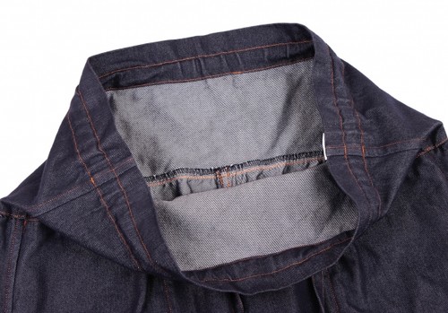 ISSEY MIYAKE me Double Pocket Dropped Crotch Jeans Size F(K-133407) - Picture 3 of 12