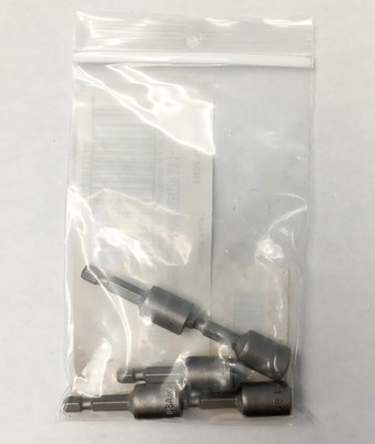Bosch 3UU49 5pcs 3/8'' x 1-7/8'' Magnetic Nutsetter USA