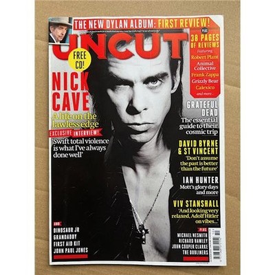 NICK CAVE UNCUT #185 MAGAZINE  OCTOBER 2012 -  NICK CAVE COVER WITH FEATURE INSI