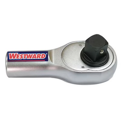 Westward 45J258 1'' Drive 24 Geared Teeth Pear Head Style Hand Ratchet, 6-1/2''