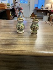 Capodimunte Porcelain Salt Shaker and Pepper Mill