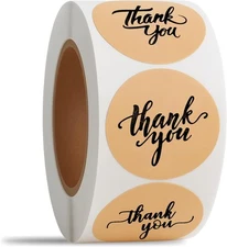 Thank You Stickers | Thank You Stickers for Small Business |500 Self-Adhesive1.5