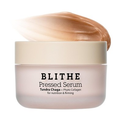 BLITHE Pressed Serum Tundra Chaga With Peptide & Collagen | Korean Moisturize...