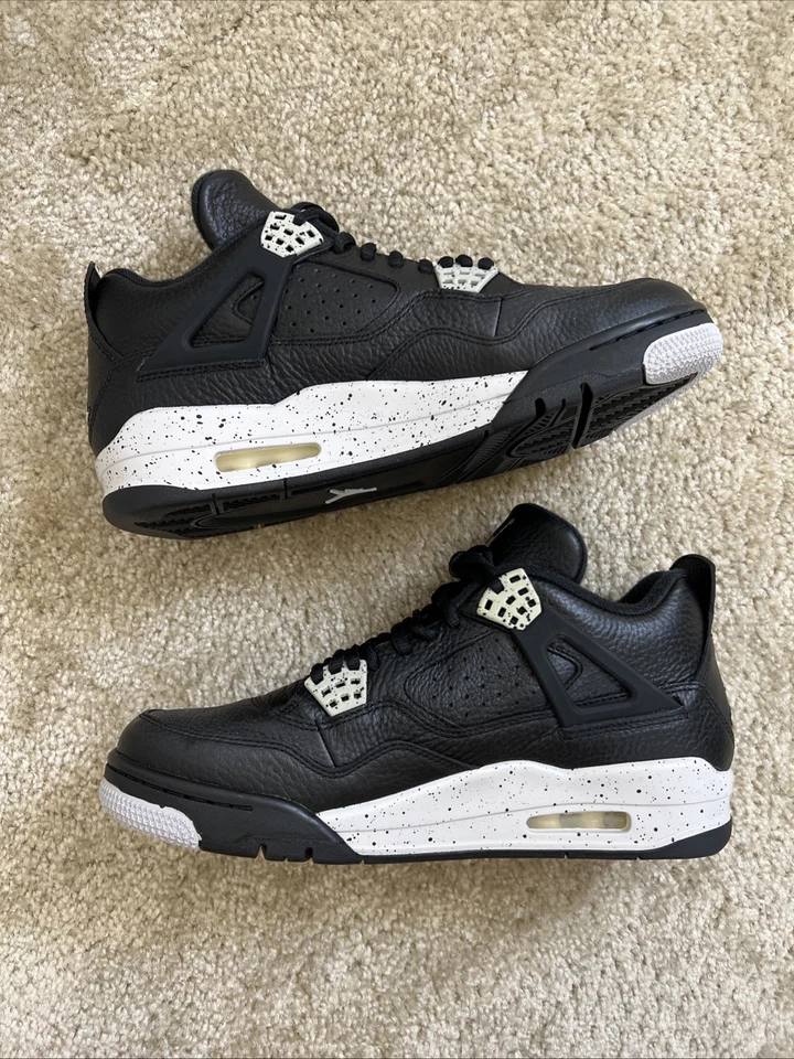Air Jordan 4 Retro Oreo (2015) 314254-003 Hombre Talla 9.5 Foto 3 de 4