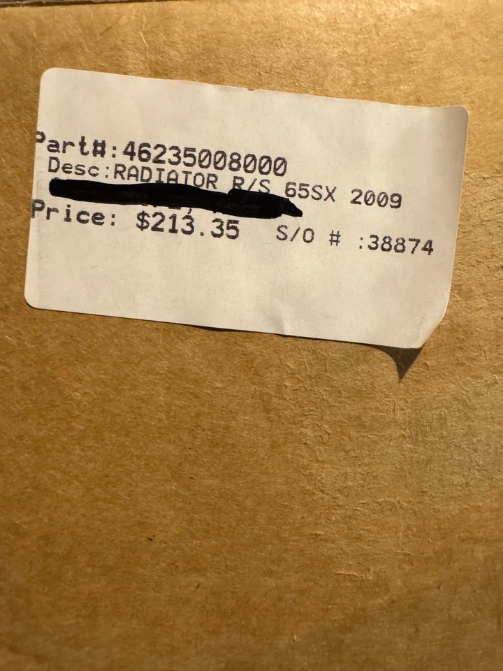 New OEM KTM 65 SX 2009 R/S Radiator Kit - Image 2 of 4