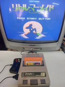Ariel the Mermaid, Rambo, 2 in 1 game cartridge from 1995 for dendy, famicom etc