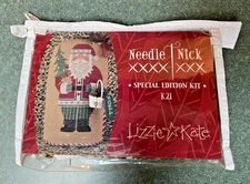 LIZZIE KATE "NEEDLE NICK" SANTA CROSS STITCH SPECIAL EDITION KIT K21 NEW