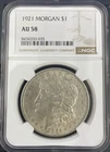 1921 Morgan Dollar NGC AU58