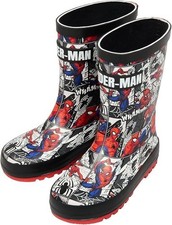 Marvel Spiderman Boys Wellington Boots Waterproof Kids Wellies Comic Superhero