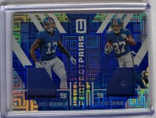 2017 UNPARALLELED ODELL BECKHAM & STERLING SHEPARD SSP DUAL PATCHES SP /25