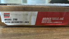 Ammco Brake Rotor Micrometer 2760 Ammco Brake Rotor Micrometer 2760
