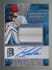 2019 Panini Chronicles Neon Blue Prizm 43/49 Ian Anderson #PJA-IA Auto 0e28