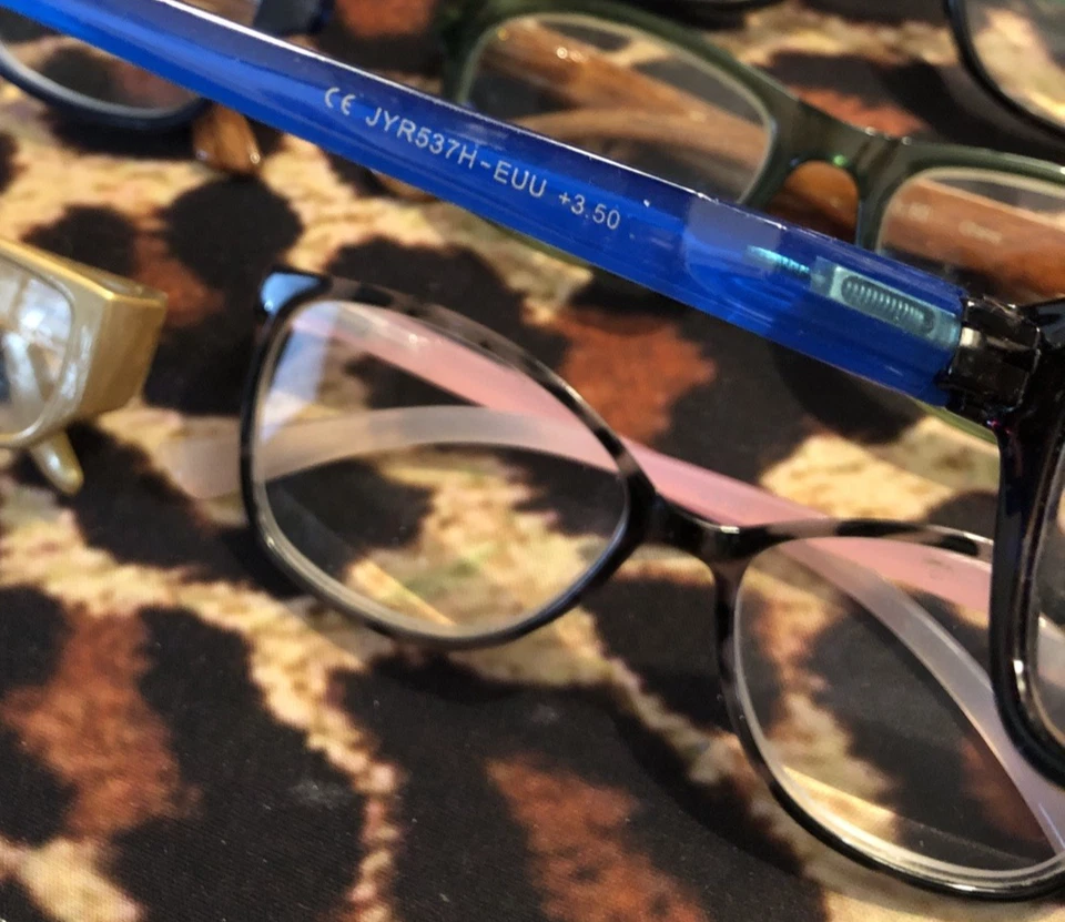 Paquete Lote de 8 Gafas Joy Mangano Lectores +3.50 Variedad Colores Foto 4 de 4