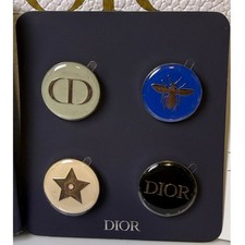 Dior Novelty Pin Badge Set (4 pins) - GWP - New in Box