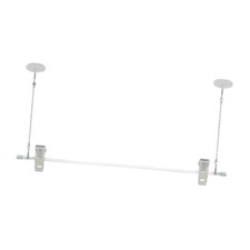 Ceiling Sign Hanger Picture Hanging Pole Clamp Chain Rope Banner Hanger for Sign