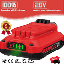 PACK For Craftsman V20 20 Volt MAX 3.0Ah Li-ion Battery CMCB204 CMCB202 CMCB201